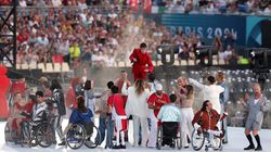 Watch Sumit Antil And Bhagyashree Jadhav Lead Indian Contingent At Paris Paralympics 2024 Opening C