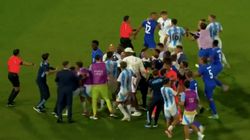 Olympics 2024 Football Argentina France Players Get Involved In Ugly Fight After Match
