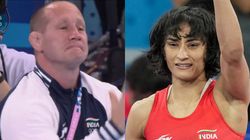 Watch Vinesh Phogat Coach In Tears After Wrestler Wins Semifinal Bout At Paris Olympics