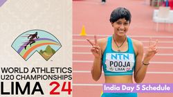 World Athletics U20 Championships 2024 India Schedule Day 5 August 31 Pooja Singh Sharuk Khan
