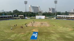 Afghanistan Vs New Zealand One Off Test Wet Outfield Mismanagement Headline Opening Day