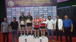 Chieh Tamiri Emerge India Junior International Badminton Winners 