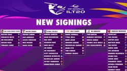 Ilt20 Season 3 Full List Of Cricketers Retained And New Signings By Teams