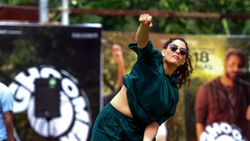 Saiyami Kher Crosses The Finish Line