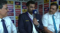 Ind Vs Ban Why Tamim Iqbal Jumped Off His Seat While Sitting Beside Harsha Bhogle In Commentary Box