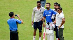 Ind Vs Ban Watch Kanpur Groundstaff Touches Virat Kohli S Feet Minutes Before Start Of Second Test
