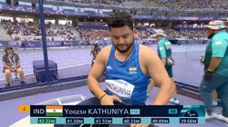 Yogesh Kathuniya Wins Silver In Mens Discus Throw F56 At Paris Paralympics 