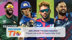 Abu Dhabi T10 2024 Squads Players List Of All 10 Teams After Draft