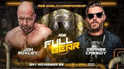 Aew Full Gear 2024 World Championship Match Announced For November Ppv