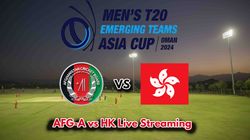 Afg A Vs Hk Live Streaming Acc Mens T20 Emerging Asia Cup 2024 How To Watch Afghanistan A Vs Hong Kong Match 