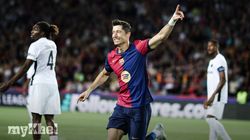 Barcelona 5 0 Young Boys Lewandowski Brace 