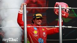 Carlos Sainz Celebrates Mexican Grand Prix Victory 