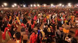 Cricketers Bring The Heat Sporting Bats Meet Navratri Garba In Gujarat