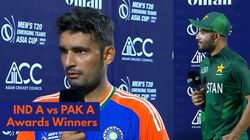 India A Vs Pakistan A Awards Winners Emerging Teams Asia Cup 2024 Ind A Vs Pak A Man Of The Match