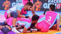 Pkl 2024 Tamil Thalaivas Jaipur Pink Panthers Draw In Dramatic Encounter Up Yoddhas Secure Key Wi