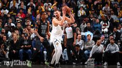 Jokics Triple Double Nuggets Beat Nets Overtime 