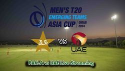 Pak A Vs Uae Live Streaming Acc Mens T20 Emerging Asia Cup 2024 How To Watch Pakistan A Vs United Arab Emirates Match 