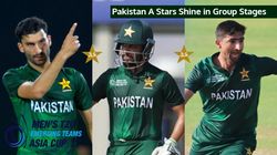 Emerging Teams Asia Cup 2024 Three Pakistan Shaheens Players Who Dazzled In Group Stages