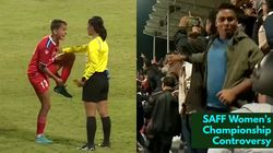 India Vs Nepal Women Football Controversy Saff Womens Championship Crowd Outburst In Kathmandu