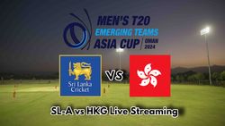 Sl A Vs Hkg Live Streaming Acc Mens T20 Emerging Teams Asia Cup 2024 How To Watch Match Online Match 