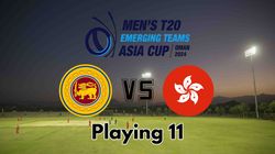 Sl A Vs Hkg Playing 11 Emerging Teams Asia Cup 2024 Probable Lineup For Sri Lanka A Vs Hong Kong Match 