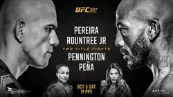 Ufc 307 Pereira Vs Rountree Jr Fight Card Date Timings In Ist Telecast Live Streaming Info