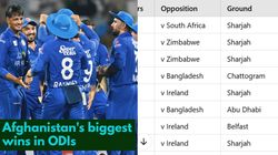 List Of Biggest Wins For Afghanistan In Odis After Beating Bangladesh By 92 Runs In Sharjah