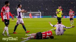 Arnau Martinez Red Card Decisive Psv Defeat Girona 