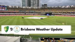 Australia Vs Pakistan Weather Update 1st T20i Brisbane Weather Report As Match Delayed Due To Ligh