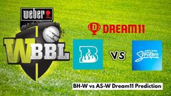 Bh W Vs As W Dream11 Prediction Wbbl 2024 Brisbane Heat Vs Adelaide Strikers Womens Fantasy Xi 20th Match