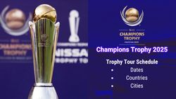 Champions Trophy 2025 Trophy Tour Schedule Where Will The Silverware Travel Before Tournament Opener