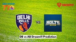 Db Vs Ab Dream11 Prediction Abu Dhabi T10 2024 Delhi Bulls Vs Ajman Bolts Fantasy Xi Captain And