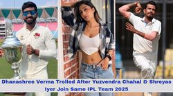 Dhanashree Verma Becomes Meme Queen After Yuzvendra Chahal Shreyas Iyer Join Same Team In Ipl 