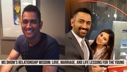 Ms Dhoni Shares Relationship Secrets For Youngsters Meri Waali Alag Hai