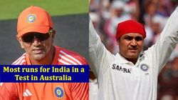 Ind Vs Aus Rahul Dravid To Virender Sehwag Five Indian Cricketers Who Scored The Most Runs In A Te