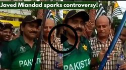 Why Javed Miandad Wants To Wield Sword Against Indians Controversial Video Of Former Pak Cricke