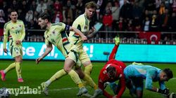 Turkiye Wales Nations League Draw Akturkoglu Misses Penalty 