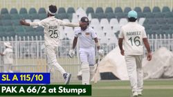 Pakistan Shaheens Vs Sri Lanka A Kashif Ali Khurram Shahzad Bundle Out Visitors For 115 Shaheens