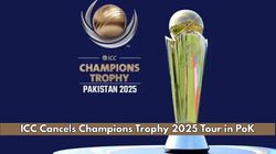 Champions Trophy 2025 In Big Blow To Pakistan Icc Cancels Planned Trophy Tour In Pok