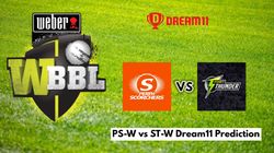 Ps W Vs St W Dream11 Prediction Wbbl 2024 Perth Scorchers Vs Sydney Thunder Womens Fantasy Xi 27th Match