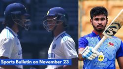 Sports Bulletin On November 23 Yashasvi Jaiswal Kl Rahul Forge Record Stand In Perth Test