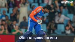 Indias T20i Centurions After Tilak Varma 120 Sanju Samson 109 Against South Africa On Nov 15 