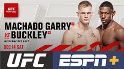 Ufc Tampa Card Headliner Tickets Broadcast Information As Machado Garry Vs Buckley Closes 