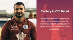 Century In Odi Debut Amir Jangoo Joins Elusive List Becomes 2nd West Indies Player To Achieve Feat