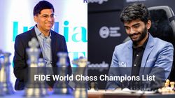 Fide World Champions List Viswanathan Anand To Gukesh Meet The World Chess Championship Winners