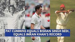 India Vs Australia Pat Cummins Equals Bishan Singh Bedi With 8 Five Wicket Hauls Eyes Imran Khans