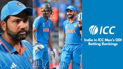 India In Icc Mens Odi Batting Rankings Shubman Rohit And Kohli Lead Rising Stars Veterans Shine