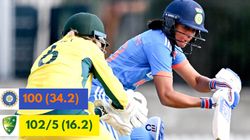 India Women Vs Australia Women Harmanpreet Kaur And Team Suffer Heavy Defeat In 1st Odi