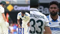 Ind Vs Aus 3rd Test Mohammed Siraj Marnus Labuschagne Engage In Hilarious Bails Exchange Battle