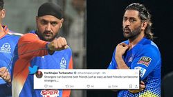 All Is Not Right Between Ms Dhoni And Harbhajan Singh Former Csk Stars Cryptic Tweet Hints At Dete